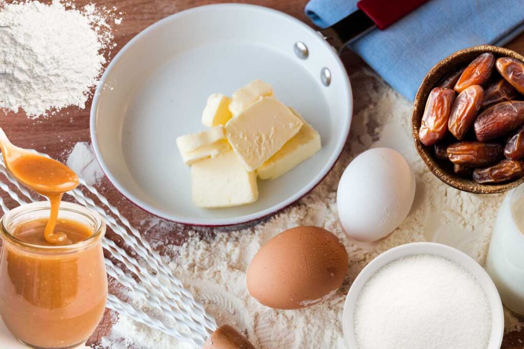 Image of sticky toffee pudding cake Ingredient